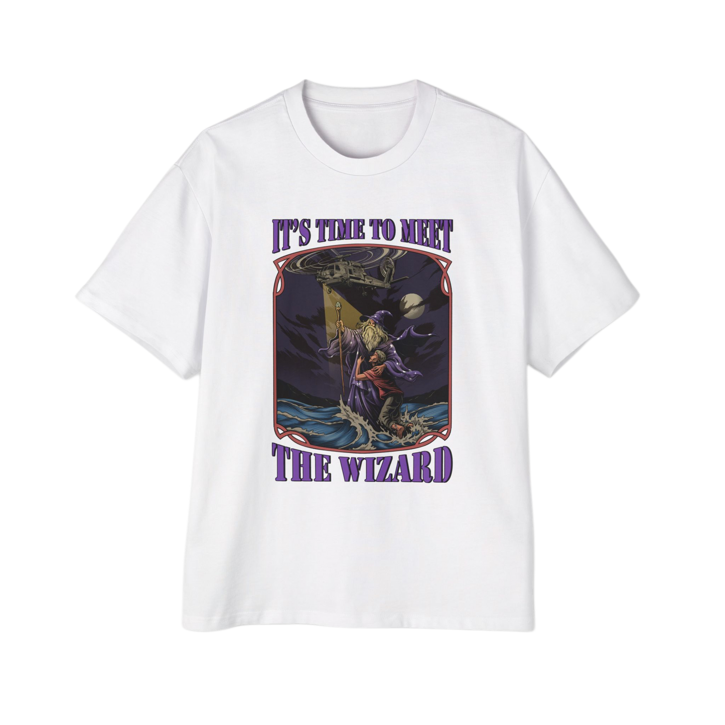 It's Time to Meet The Wizard Heavy Weight Tee